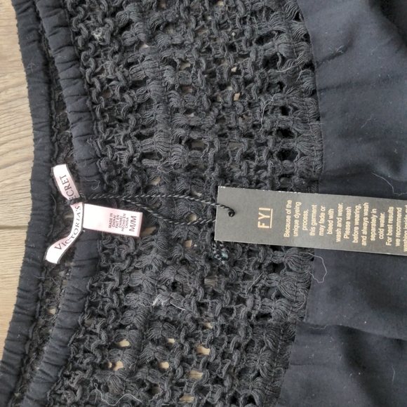 New Victoria's Secret Ombre Romper Blue Black Crochet - Picture 3 of 5